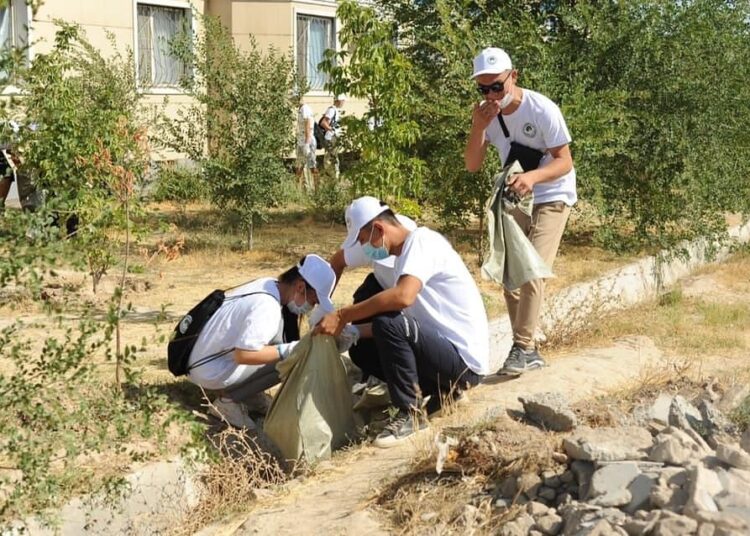 ШЫМКЕНТТЕ «ТАЗА ҚАЛА» АКЦИЯСЫ ЖҮРГІЗІЛУДЕ