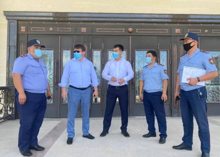 Еңбекші ауданында орналасқан тойханаларға карантиндік талаптардың сақталуы бойынша рейд жүргізілді