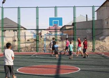 ЖАҢА СПОРТ АЛАҢШАСЫ ПАЙДАЛАНУҒА БЕРІЛДІ