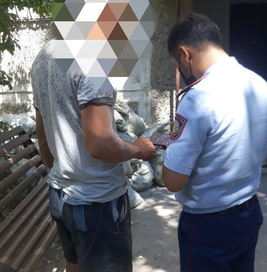 Абаттандыру қағидасын бұзған азаматқа әкімшілік шара көрілді