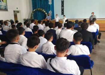 Шымкентте 3 мектептің оқушыларына түсіндіру жұмыстары жүргізілді