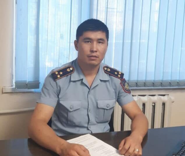 Өз жұмысын сүйетін полицей – Мейіржан Камал