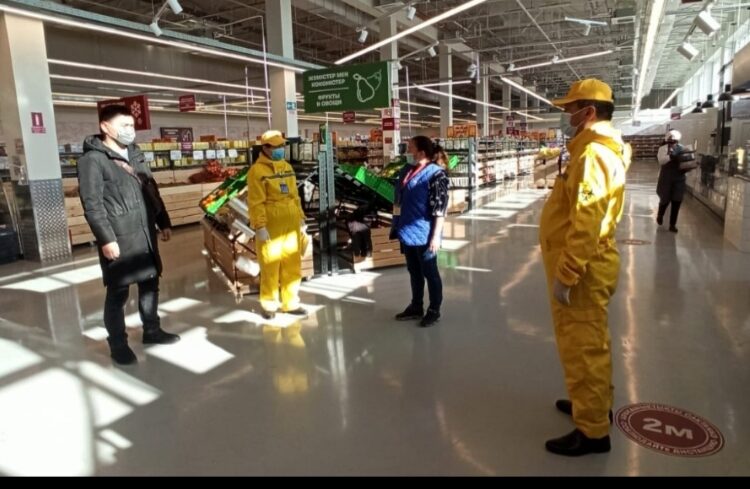 ЕҢБЕКШІ АУДАНЫНДА КАРАНТИН РЕЖИМІНІҢ ЖӘНЕ САНИТАРЛЫҚ ЭПИДЕМИОЛОГИЯЛЫҚ ТАЛАПТАРДЫҢ САҚТАЛУЫ ТУРАЛЫ