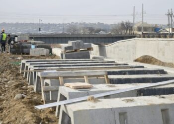 ҚАЛА ӘКІМІ ҚОНАЕВ ДАҢҒЫЛЫ ЖАЛҒАСЫНЫҢ ҚҰРЫЛЫСЫМЕН ТАНЫСТЫ