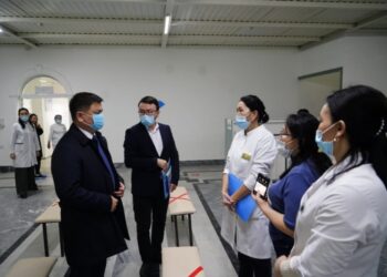 ҚЫЗЫЛЖАРДА ЖАҢА ЕМХАНАНЫҢ ҚҰРЫЛЫСЫ ҚЫЗУ ЖҮРІП ЖАТЫР