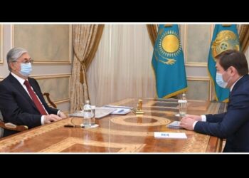 МЕМЛЕКЕТ БАСШЫСЫ ШЫМКЕНТ ҚАЛАСЫНЫҢ ӘКІМІН ҚАБЫЛДАДЫ