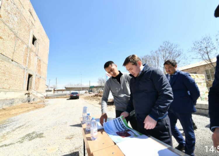 ҚАЛА ӘКІМІ СПОРТ МЕКТЕБІНІҢ ҚҰРЫЛЫСЫМЕН ТАНЫСТЫ