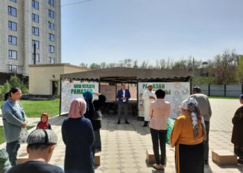 ШЫМКЕНТ: 700 ОТБАСЫҒА АЗЫҚ-ТҮЛІК СЕБЕТТЕРІ ТАРАТЫЛДЫ