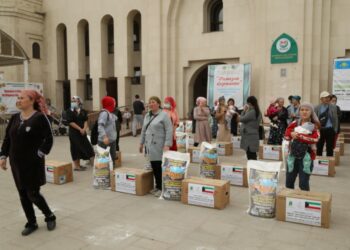 ШЫМКЕНТ: Кувейттік қоры 80 үйге азық-түлік үлестірілді