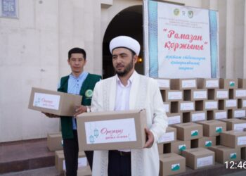 ШЫМКЕНТ: 500 отбасыға азық-түлік таратылды