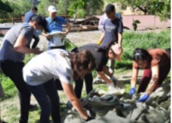 ШЫМКЕНТТІҢ ӘЛ-ФАРАБИ АУДАНЫ АУМАҒЫНДА АУҚЫМДЫ СЕНБІЛІК ӨТТІ