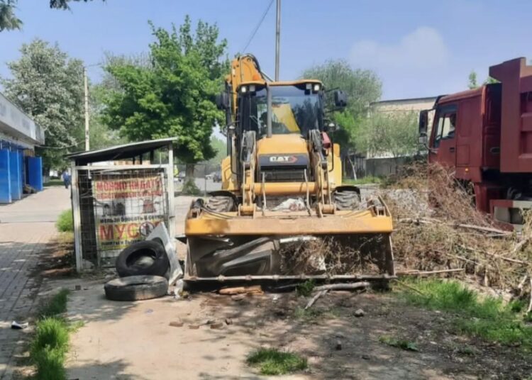 ШЫМКЕНТ: САНИТАРЛЫҚ ТАЗАЛЫҚ ЖҰМЫСТАРЫ ЖҮРГІЗІЛУДЕ