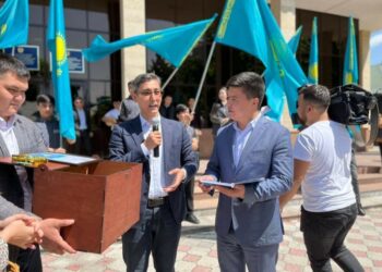 «РӘМІЗДЕР КЕРУЕНІ» ЕЛІМІЗДІҢ ОБЛЫС ҚАЛАЛАРЫНА ЭСТАФЕТА ЖОЛДАНДЫ