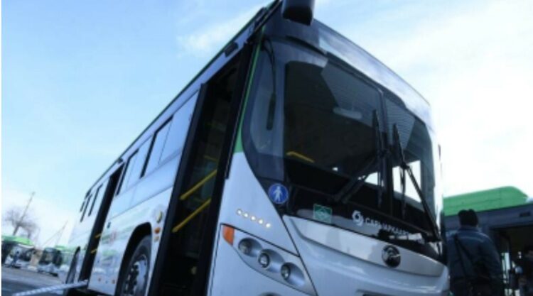 №34 БАҒЫТТАҒЫ АВТОБУСТАР ЖАҢАЛАНДЫ