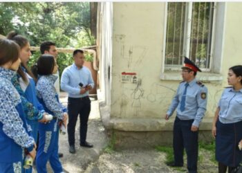 ШЫМКЕНТТЕ СПОРТШЫЛАР ПОЛИЦИЯ ЖҰМЫСЫНА КӨМЕКТЕСТІ