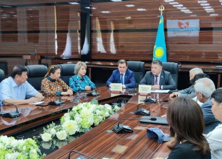 СЕНАТОР ҚОҒАМДЫҚ КЕҢЕС МҮШЕЛЕРІМЕН ЖӘНЕ ДЕПУТАТТАРМЕН КЕЗДЕСТІ