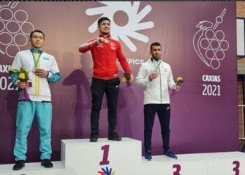 ШЫМКЕНТТІК БАЛУАН БРАЗИЛИЯДА ӨТІП ЖАТҚАН XXXIV-СУРДЛИМПИАДА ОЙЫНДАРЫНЫҢ КҮМІС ЖҮЛДЕГЕРІ АТАНДЫ