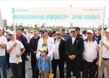 «AMANAT»: ТҮРКІСТАНДА АЛҒАШ РЕТ «ДЕНСАУЛЫҚҚА ҚАРАЙ 10 000 ҚАДАМ» АКЦИЯСЫ ӨТКІЗІЛДІ