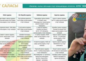 СПОРТ АЛАҢШАЛАРДА АУЛА ЧЕМПИОНАТЫ ӨТУДЕ