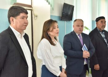 ШЫМКЕНТТЕ РЕСПУБЛИКАЛЫҚ ШТАБТЫҢ МҮШЕСІ ҰСТАЗДАРМЕН КЕЗДЕСТІ