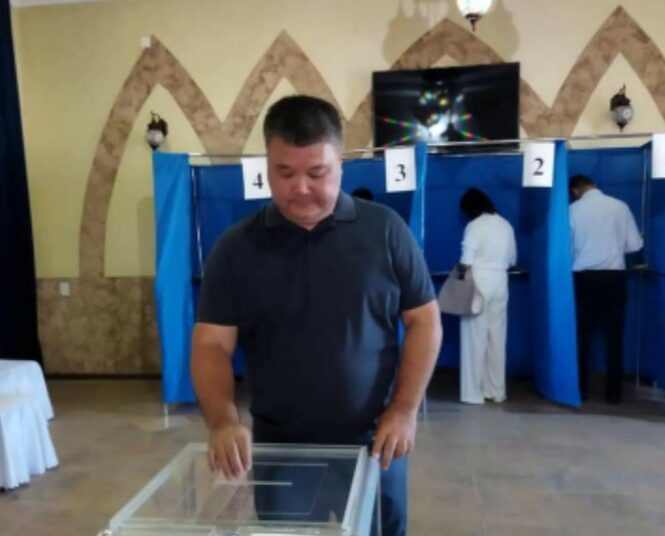 ҚАЛАЛЫҚ МӘСЛИХАТТЫҢ ХАТШЫСЫ РЕФЕРЕНДУМДА ДАУЫС БЕРДІ