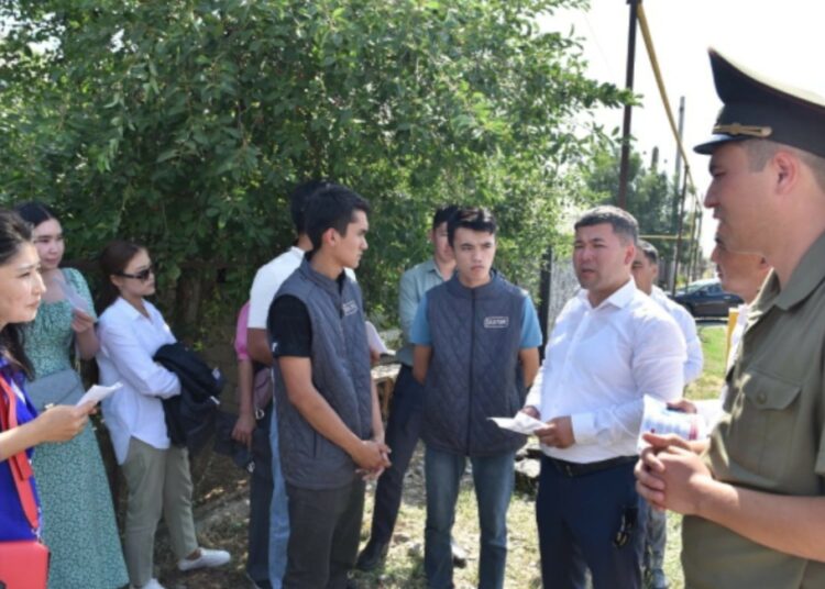 ШЫМКЕНТТЕ ТҰРҒЫНДАРҒА ҚАУІПСІЗДІК ЕРЕЖЕЛЕРІ ТҮСІНДІРІЛДІ