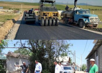 ӘЛ-ФАРАБИ АУДАНЫНДА 30 КӨШЕГЕ АСФАЛЬТ ТӨСЕЛЕДІ