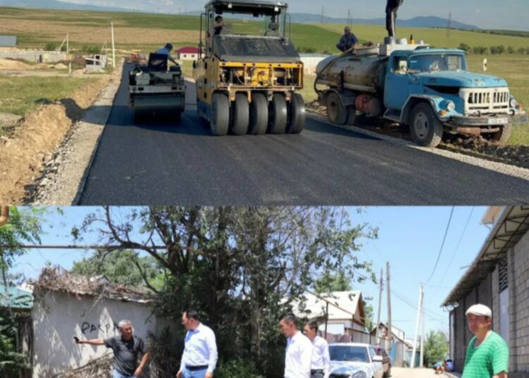 ӘЛ-ФАРАБИ АУДАНЫНДА 30 КӨШЕГЕ АСФАЛЬТ ТӨСЕЛЕДІ