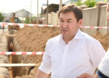 МИРАСТА КӘРІЗ ЖҮЙЕСІН ТАРТУ ҚҰРЫЛЫСЫ ЖҮРІП ЖАТЫР