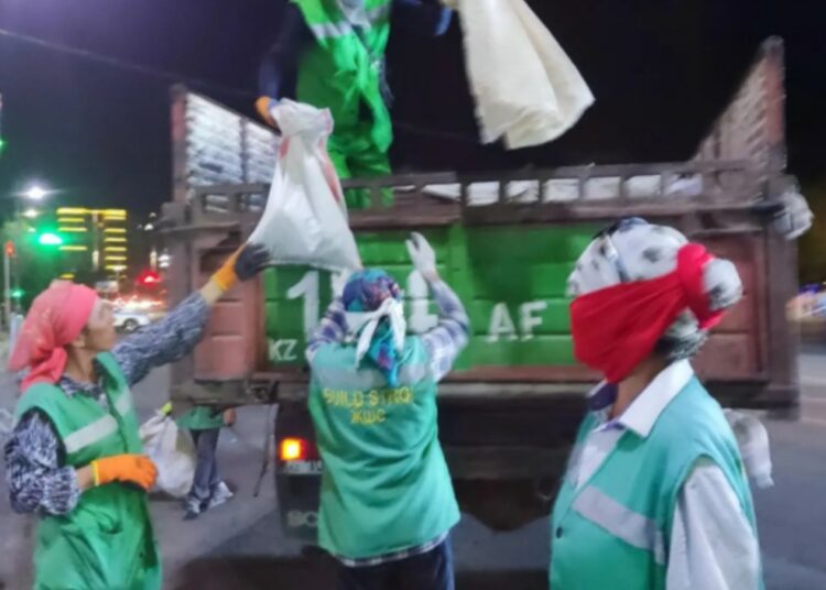 ТАЗАЛЫҚ ЖҰМЫСТАРЫ ЖҮРГІЗІЛДІ