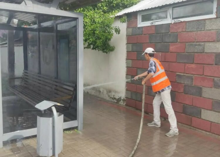 ТАЗАЛЫҚ ЖҰМЫСТАРЫ (Қаратау ауданы)