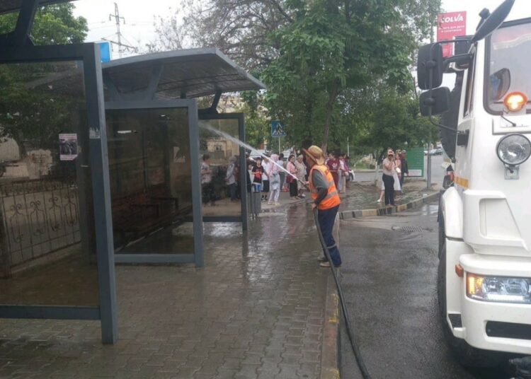 ТАЗАЛЫҚ ЖҰМЫСТАРЫ (Еңбекші ауданы)