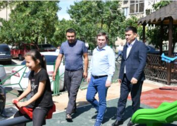 САЙРАМ ШАҒЫНАУДАНЫНДА 10 КӨПҚАБАТТЫ ҮЙДІҢ АУЛАСЫ АБАТТАНДЫРЫЛАДЫ