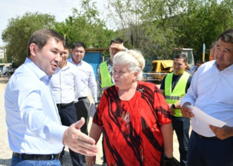 №65 МЕКТЕП ГИМНАЗИЯСЫНДА 600 ОРЫНДЫҚ ЖАҢА ҒИМАРАТ САЛЫНУДА