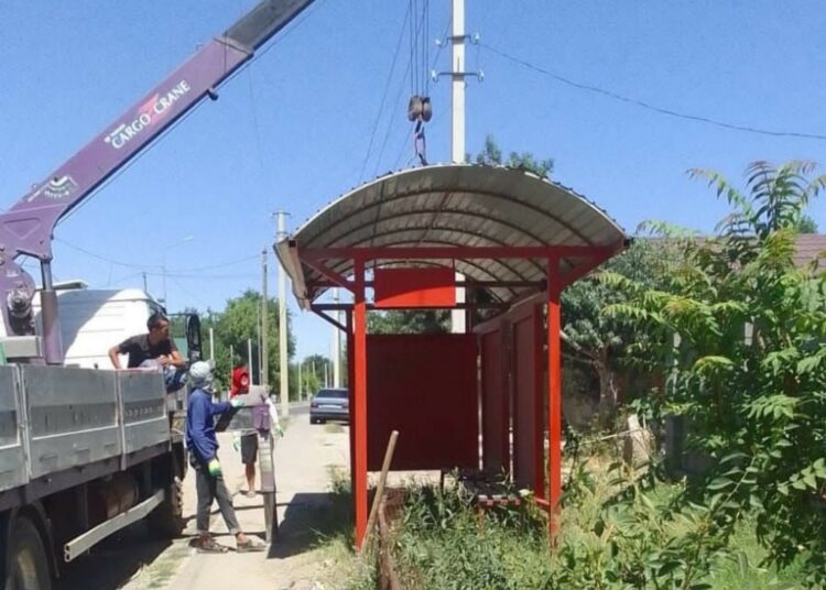 ШЫМКЕНТТЕ ЖАҢА АЯЛДАМАЛАР ОРНАТУ ЖҰМЫСТАРЫ БАСТАЛДЫ