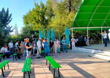 ДОСТЫҚ ПЕН ТАТУЛЫҚТЫ ДӘРІПТЕГЕН ШЕРУ ШЫМКЕНТКЕ ЖЕТТІ