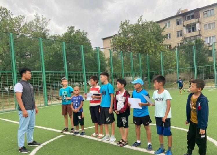 ЖАСӨСПІРІМДЕР АРАСЫНДА СПОРТТЫҚ ШАРА ӨТТІ