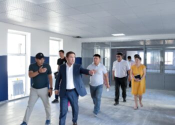 БИЫЛ ШЫМКЕНТТЕ 34 МЕКТЕПТІҢ ҚҰРЫЛЫСЫ ЖҮРУДЕ