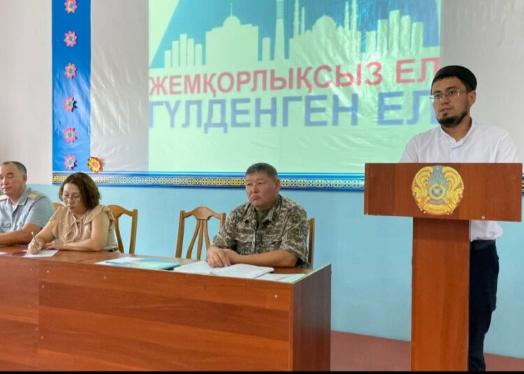 «ЖАС ҰЛАН» РЕСПУБЛИКАЛЫҚ МЕКТЕБІНІҢ ЖЕКЕ ҚҰРАМЫМЕН КЕЗДЕСУ ӨТТІ