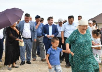 ДОСТЫҚ ШАҒЫН АУДАНЫНА ГАЗ БЕРІЛДІ