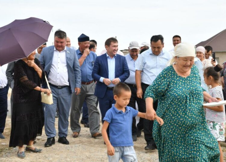 ДОСТЫҚ ШАҒЫН АУДАНЫНА ГАЗ БЕРІЛДІ