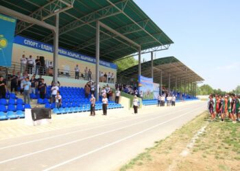 МАҚТААРАЛДА МЕКТЕП ОҚУШЫЛАРЫ АРАСЫНДА ФУТБОЛДАН ЖАРЫС БАСТАЛДЫ