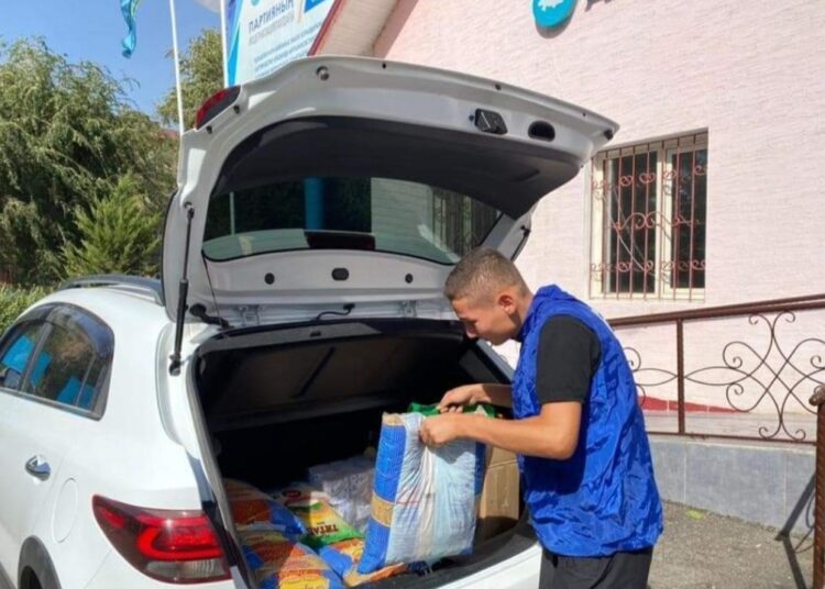 ТҮРКІСТАН: ҚОСТАНАЙҒА ГУМАНИТАРЛЫҚ КӨМЕК ҚАБЫЛДАУ БАСТАЛДЫ