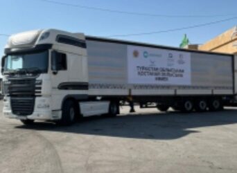 ТҮРКІСТАННАН ҚОСТАНАЙҒА 72 ТОННА ГУМАНИТАРЛЫҚ КӨМЕК ЖӨНЕЛТІЛДІ