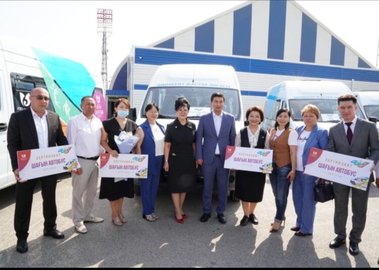 «ШЫМКЕНТ ЖАСТАР ЛИГАСЫ» ЖЕҢІМПАЗДАРЫНА АВТОКӨЛІК ТАБЫСТАЛДЫ