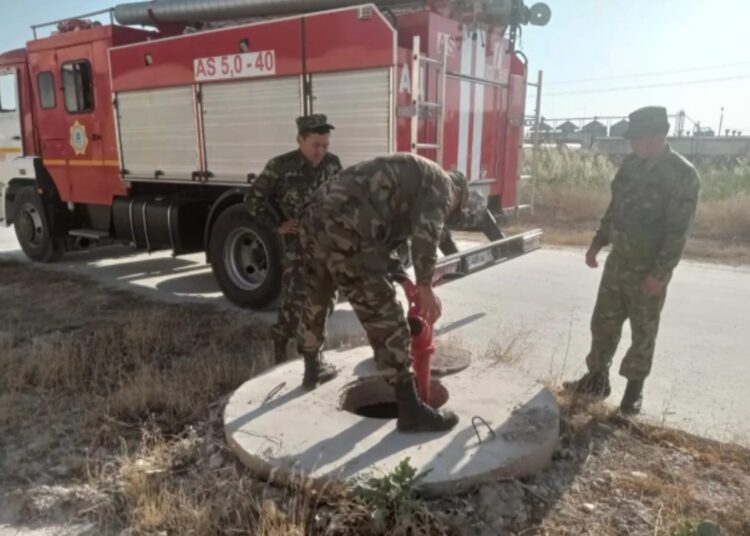 ГИДРАНТТАР МЕН ПИРСТАР МАМАНДАР БАҚЫЛАУЫНДА