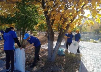 ТҮРКІСТАН ОБЛЫСЫНДА РЕСПУБЛИКА КҮНІНЕ ОРАЙ «ҚОҚЫССЫЗ ТАБИҒАТ» ЭКОАКЦИЯСЫ ӨТТІ