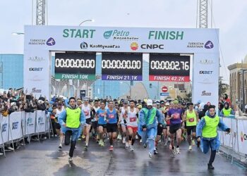 ТҮРКІСТАНДА 2 МЫҢНАН АСТАМ АДАМ ЖҮГІРУДЕН МАРАФОНҒА ҚАТЫСТЫ