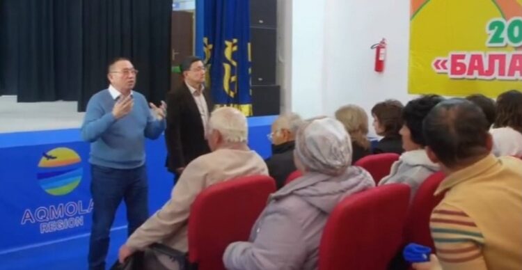 КАНДИДАТ НҰРЛАН ӘУЕСБАЕВ АҚМОЛ АУЫЛЫНДАҒЫ САЙЛАУШЫЛАРМЕН КЕЗДЕСТІ