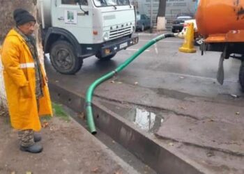 ШЫМКЕНТТЕ СУ БАСУЫ МҮМКІН АУМАҚТАР БАҚЫЛАУДА